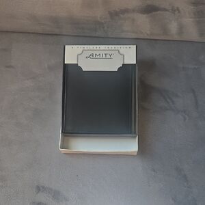 Ami Sleek Black Card Holder
